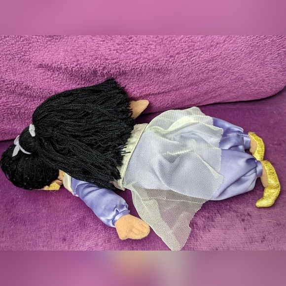 Aladdin Jasmine Genie Jafar Disney Store Bean Bag Plush Vintage 1999 8" Set - Picture 8 of 11